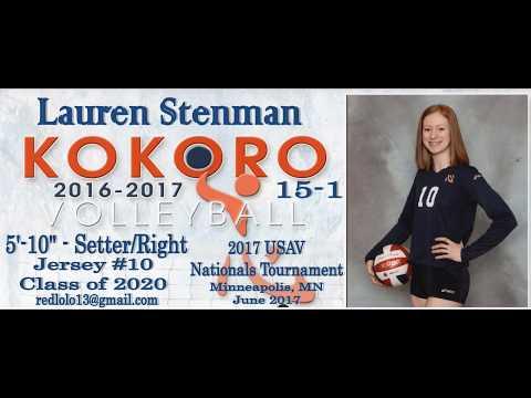 Video of Lauren Stenman #10 - 2017 USAV Championship Week - B