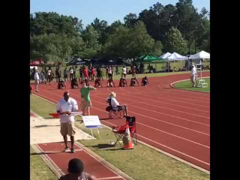 Video of 100 m prelims at states