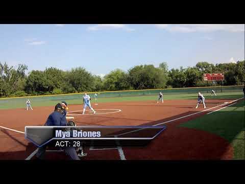 Video of Mya Briones Summer 2018 Travel Ball Clips