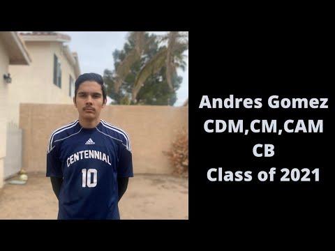 Video of Andres Gomez - College Soccer Recruiting Highlight Video #3 - Class of 2021