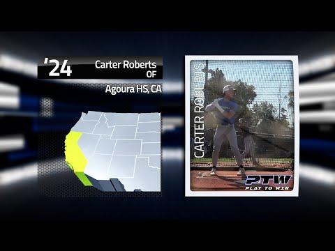Video of Carter Roberts - Agoura High - Class of 2024 - Showball Summer 2023