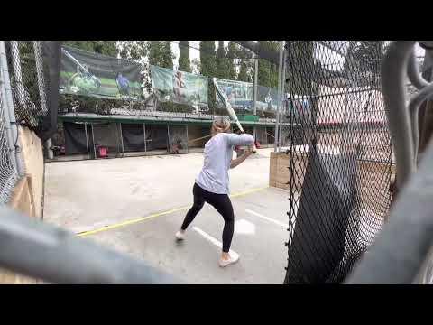 Video of Batting Cages 60 Mph BP Work