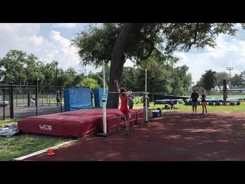 Video of Addison Berry 5'6" High Jump Attempt. 8/10/19