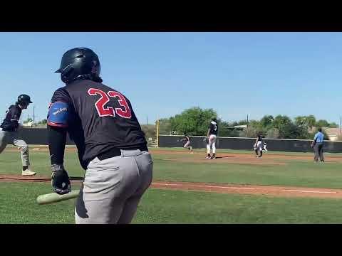 Video of 2 RBI double down the line