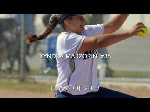 Video of Kyndra Marzorini softball highlights