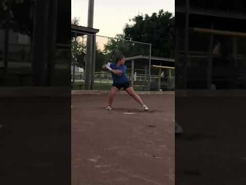 Video of Jenna hitting