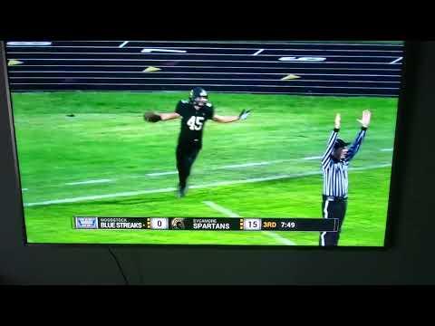 Video of #45 Culotta (TE) catches 48 yard TD pass