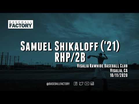 Video of Samuel Shikaloff 2021 RHP/2B Baseball Factory Recruiting Video