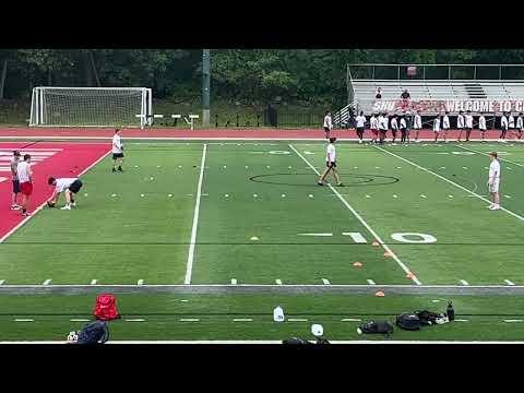 Video of Mark Nofri Football Camp at Sacred Heart University 6/23/23