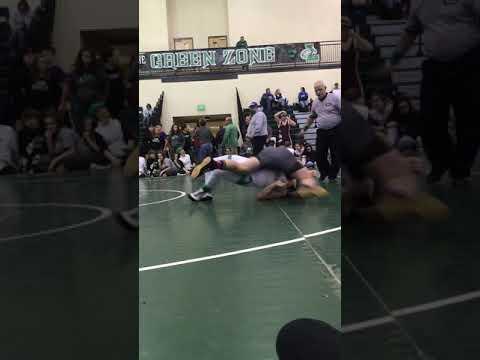 Video of Matt Tice Memorial 1st place match 195 Carson Hall vs Trent Martin