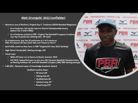 Video of Matt Drumgold Baseball Championship Summary Video