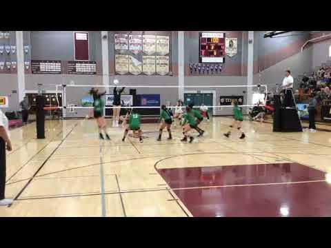 Video of Emma Miller #18 (green) - Division II Section Final Highlights 
