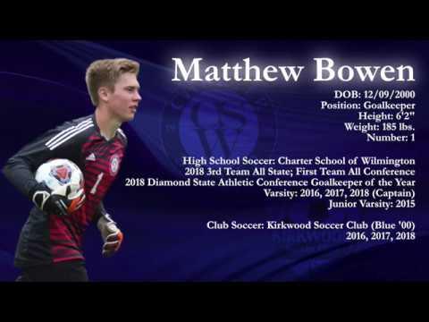 Video of Matthew Bowen - College Soccer Recruiting Video - Class of 2019