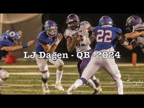 Video of LJ Dagen   QB   Sophomore Season  C/O 2024