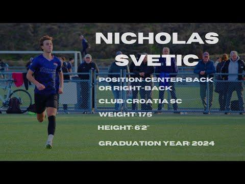 Video of Nicholas Svetic highlight tape