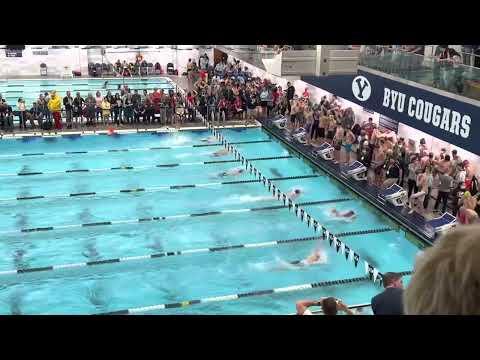 Video of 50.16 in 100 yard freestyle NCSA