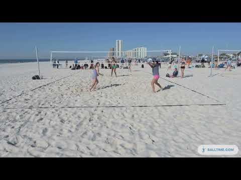 Video of Gray Shirt/Pink Shorts - Day 2 P1440 Gulf Shores Futures Tour 2024