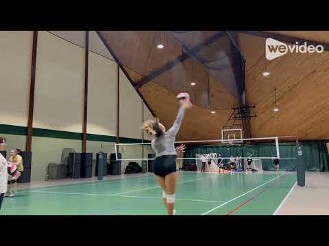 Video of Anabelle Reisner Captains Practice Serving 