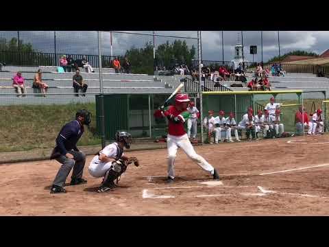 Video of Game w National team + hitting