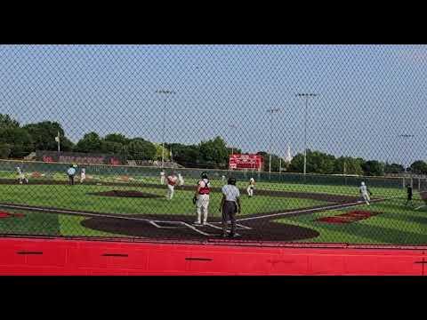 Video of Triple to right center gap to clear the bases