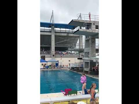 Video of AAU red white and blue national meet tower 