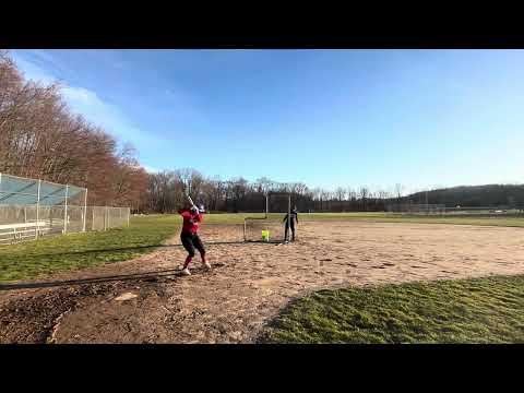 Video of 2025 Outfielder, Hitting spring 2024