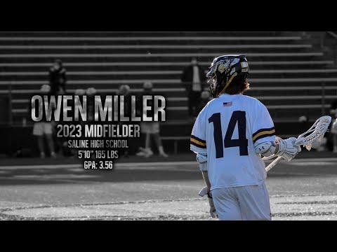 Video of Owen Miller - Spring 2021 Saline HS Varsity