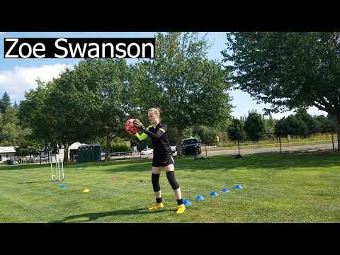 Video of Zoe Swanson 2020 Soccer Goal Keeper Footage Compilation