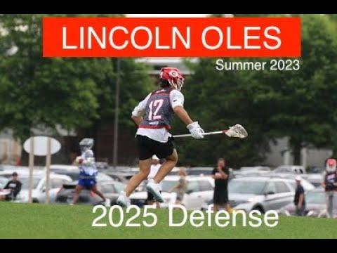Video of Lincoln Oles, 6'3" 205lbs, '25 defender, summer 23