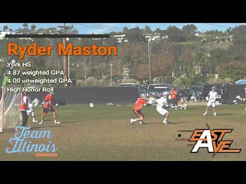 Video of Ryder Maston - Attack - Team Illinois (2022 York HS) - 2020 Winter Highlights