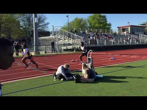 Video of Allen Freshman 200m (last man in white)