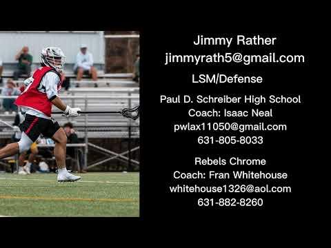 Video of Jimmy Rather lacrosse Spring/fall 2022