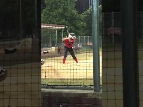 Video of Game hitting triple 