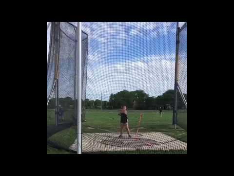 Video of USATF Youth Outdoor National Championships Winning Gold in Hammer