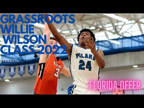 Video of GRASSROOTS SIZZLE CLASS 2022 PG WILLIE WILSON DESTROYS TEAMS