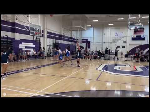 Video of Lainey Duggan #7 (blue) Class of 2024 Battle on the Hardwood Game 2 08192023