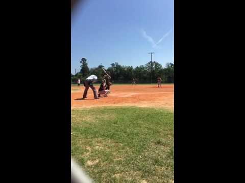 Video of Makayla's in the park Homerun