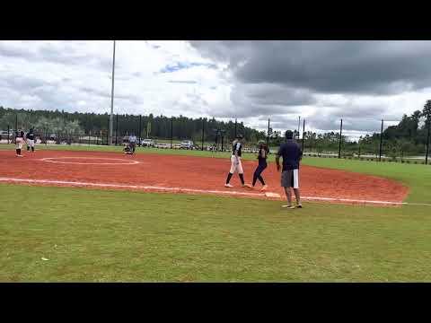 Video of Single  RBI  Hit to left field  PGF HS Division  Fall 2022