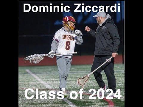 Video of Dominic Ziccardi 2023 Goalie Highlights (Class of 2024)