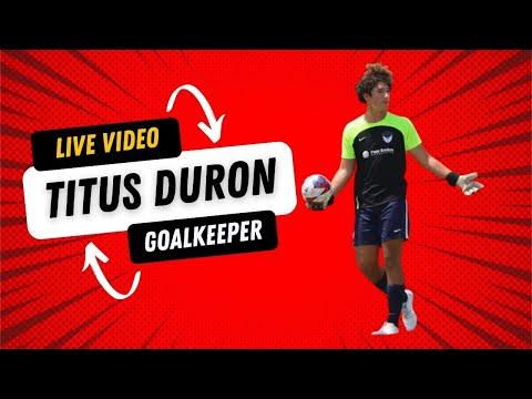 Video of U17 MLS Next Goalkeeper