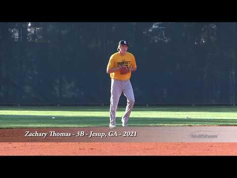 Video of Zachary Thomas - 3B - Jesup, GA - 2021