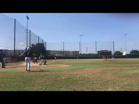 Video of Ethan Adkisson catching/double play