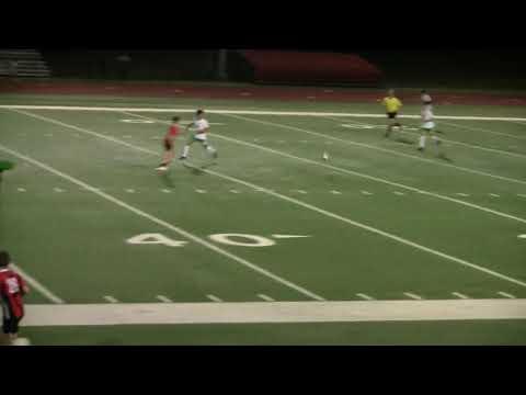 Video of Jackson Ledlow (goalkeeper '22) quick distribution for shot