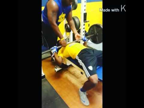 Video of Bench repping 235lbs, Bench maxing 275lbs
