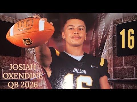 Video of Josiah Oxendine QB 2026 (2022 Varsity Snapshot REG SZN)