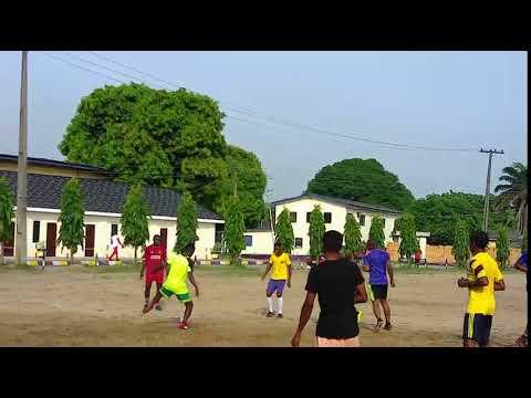 Video of EZOKE DANIEL Doing some ball work with team mates..  he is wearing light green jersey and green shot..