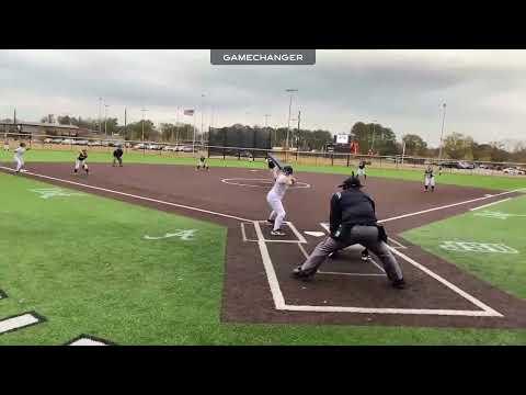 Video of Excitement at catcher for pitcher throwing strike out