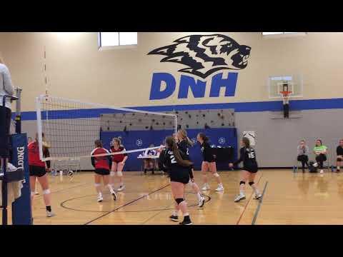 Video of #19 black jersey- serve & dig