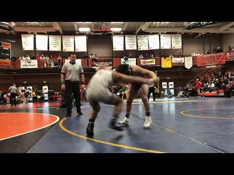 Video of 120lbs #4 Tristan Vega Idaho state placer vs Romero 2x Nevada State Champ Buhl Invitational 