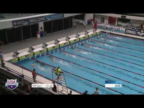 Video of 100m Freestyle D final win at Arena Pro Swim Indianapolis (June 5, 2016)